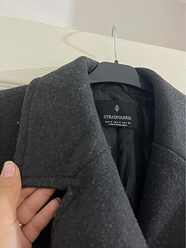 s Beden gri Renk Kaban Stradivarius