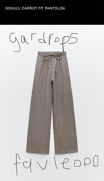 zara pantolon