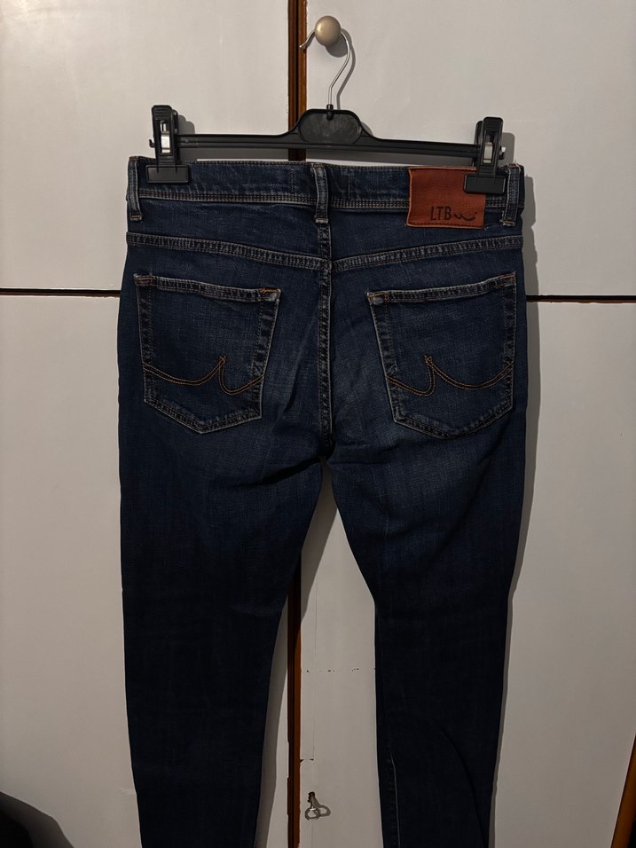 Lacivert Slim Kesim Erkek Denim Pantolon - Görsel 2