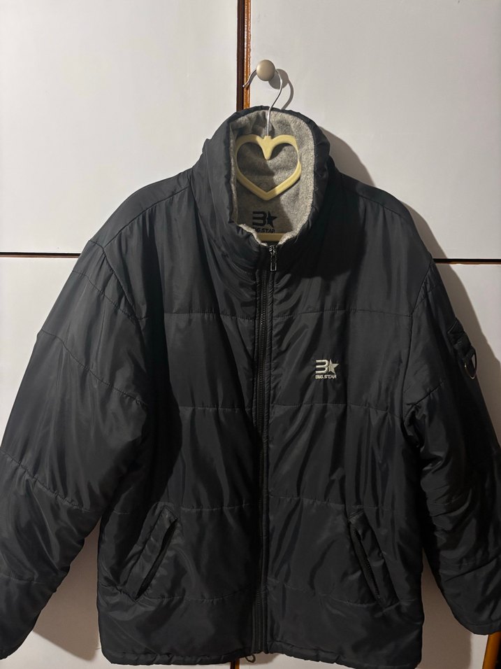 Gri Fermuarlı Erkek Mont - Görsel 3