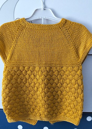 6-9 Ay Beden sarı Renk Unisex bebek hırka