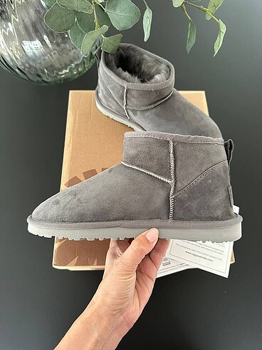 Ugg Classic Ultra Mini Grey - Sınırlı Sayıda 38 numara