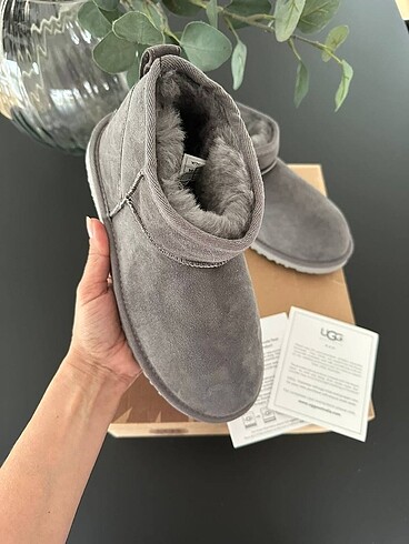 38 Beden Ugg Classic Ultra Mini Grey - Sınırlı Sayıda 38 numara