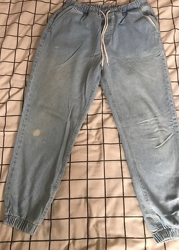 Kadın Bej Loose Fit Midi Boyfriend Pantolon - Görsel 2