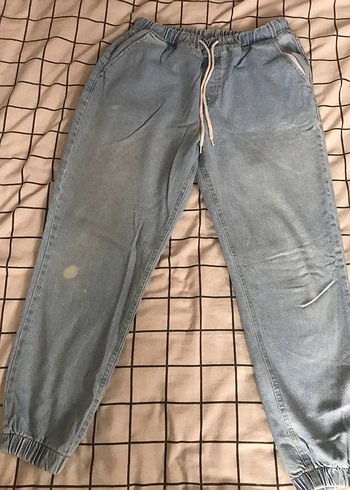 Kadın Bej Loose Fit Midi Boyfriend Pantolon - Görsel 3