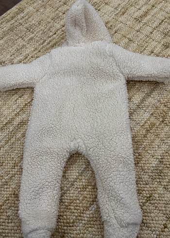 Zara Bebek Beyaz Kapüşonlu Kaban - Görsel 5