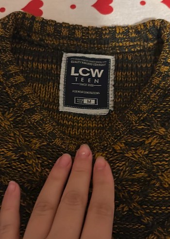 LC Waikiki Lcw Teen Kahverengi Melanj Triko Kazak