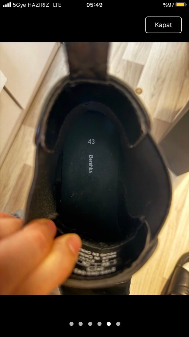 Bershka erkek bot - Görsel 5