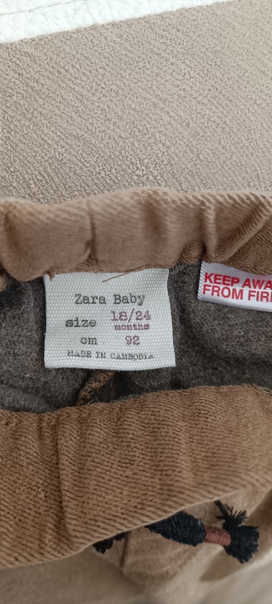 Erkek Çocuk Kahverengi Rahat Denim Pantolon - Görsel 3