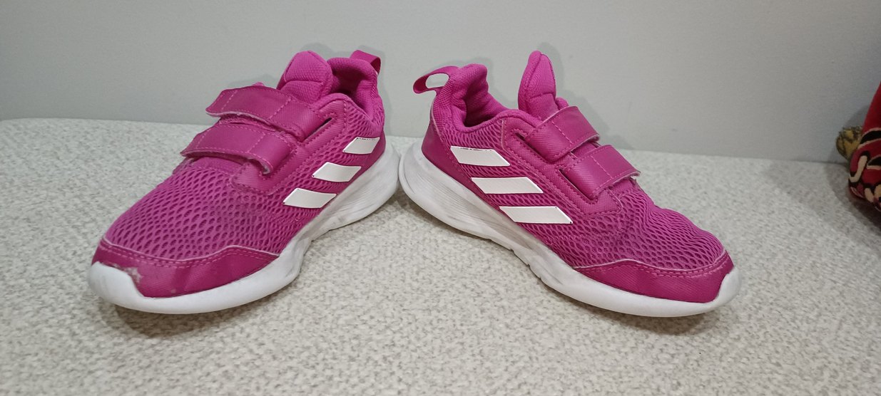 Kız Çocuk Pembe Adidas Spor Ayakkabı - Görsel 4