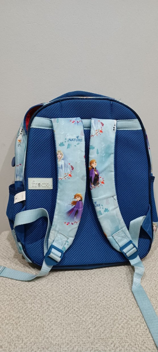 Frozen II Temalı Mavi Çocuk Okul Çantası - Görsel 2