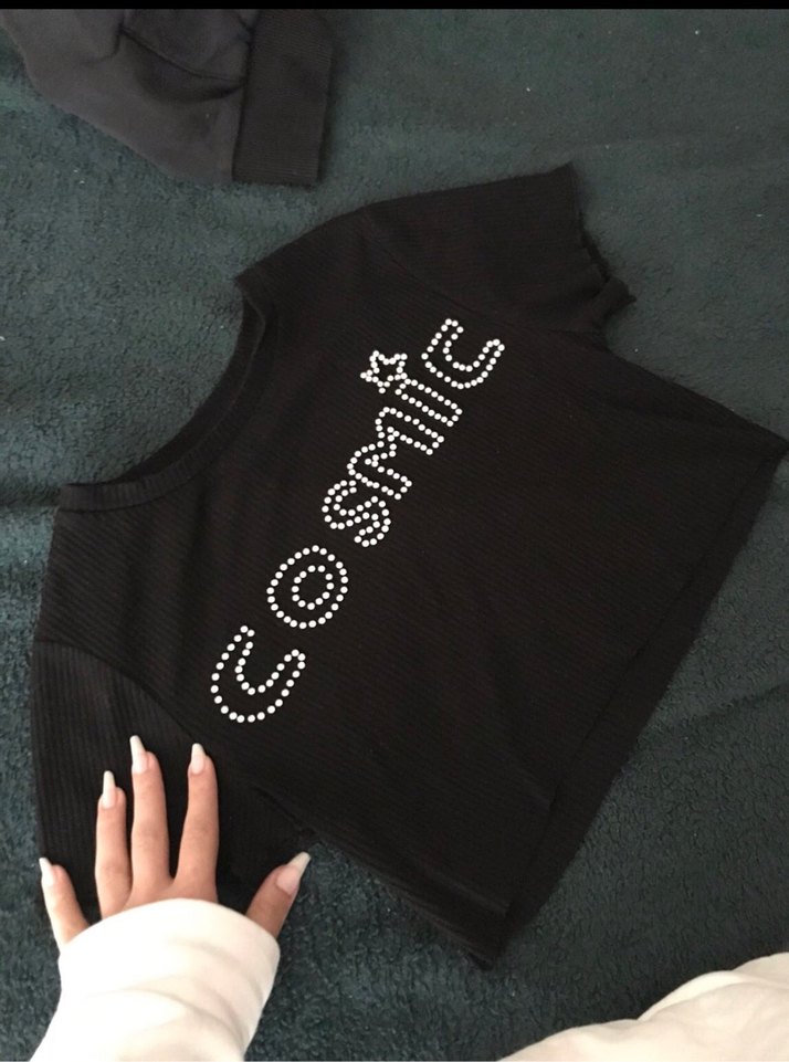 Siyah Parlak crop - Görsel 2