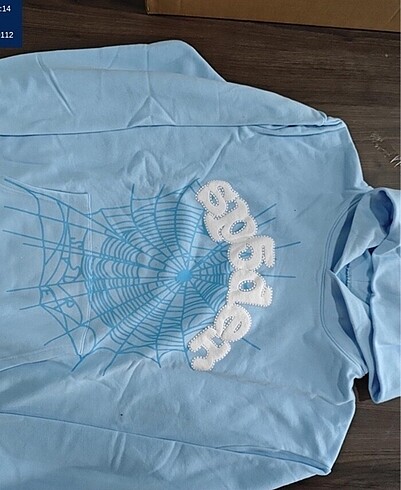 Sp5der baby blue hoodie M , spider