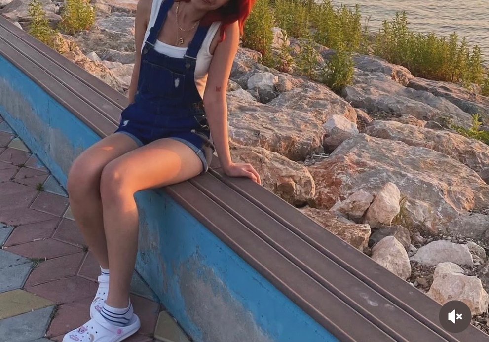 Kadın Kot Mini Salopet, Ayarlanabilir Askılı - Görsel 3