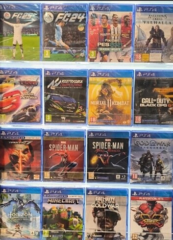 PS4 VE PS5 ORJİNAL SIFIR AMBALAJLI OYUNLAR FİYATLAR OYUNA GÖRE D