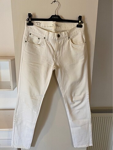 DKNY Beyaz Kot Pantolon