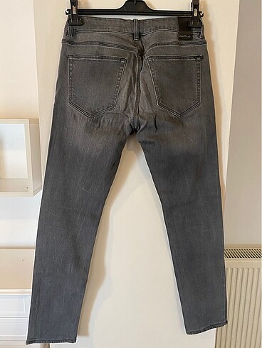 Network Koyu Gri Kot Pantolon - Görsel 2