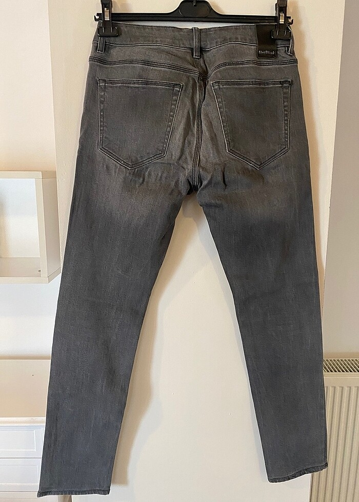 Network Koyu Gri Kot Pantolon - Görsel 2