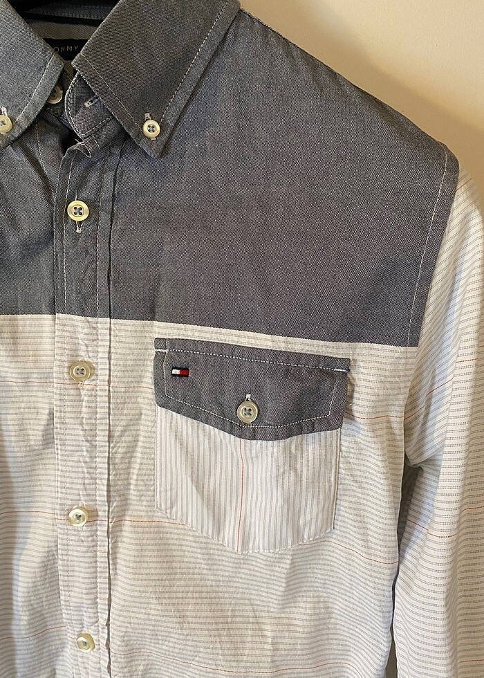 Tommy Hilfiger Custom Fit Gömlek - Görsel 2