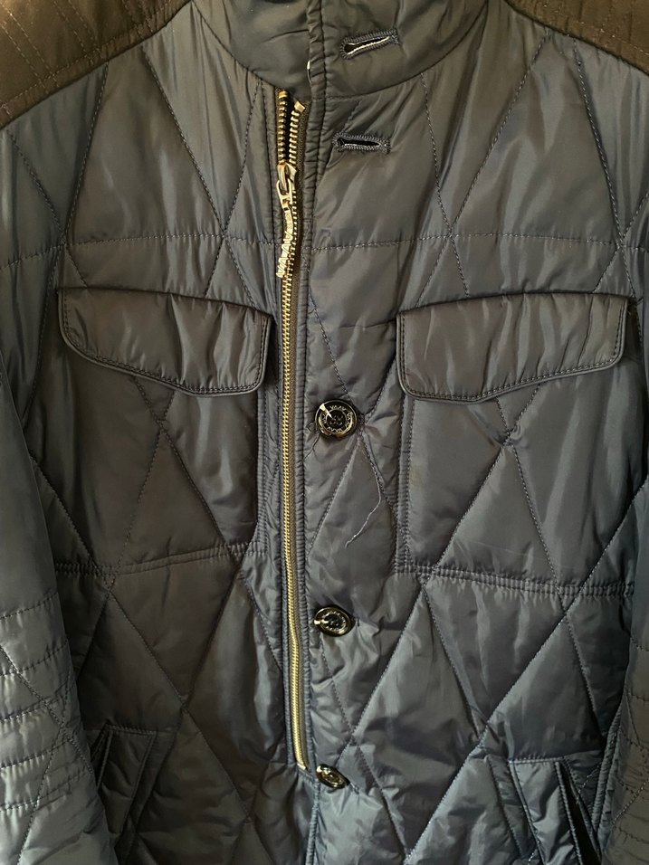 Avva Lacivert Kapitone Kaban - Görsel 5