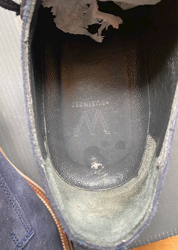 W Collection Klasik Lacivert Süet Tokalı Erkek Ayakkabı - Görsel 4