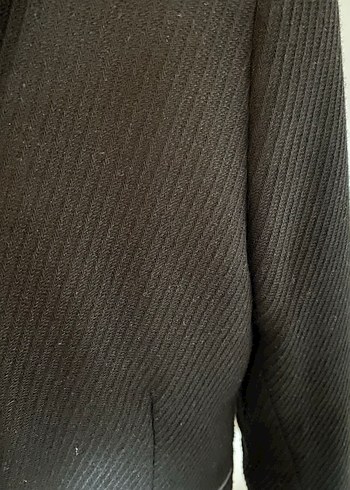 NetWork Siyah Notch Yaka Erkek Kaban - Görsel 4