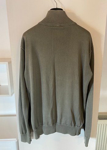 Polo Garage Yeşil-Haki Triko Hırka - Görsel 2