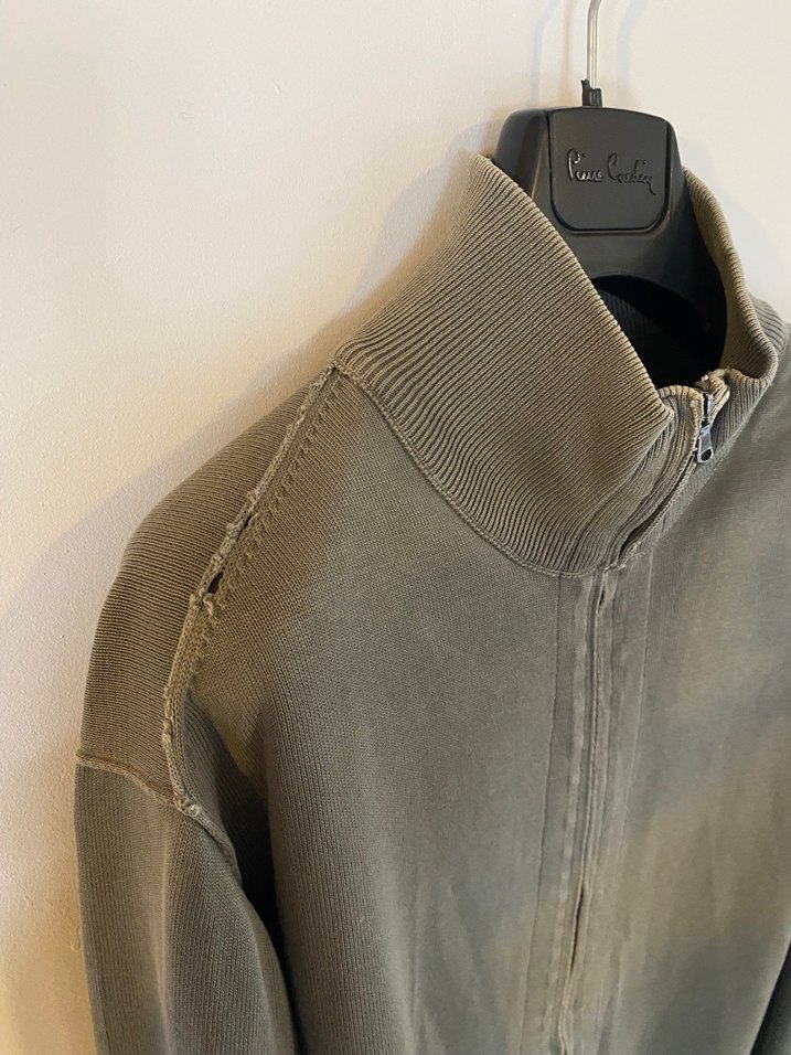 Polo Garage Yeşil-Haki Triko Hırka - Görsel 3