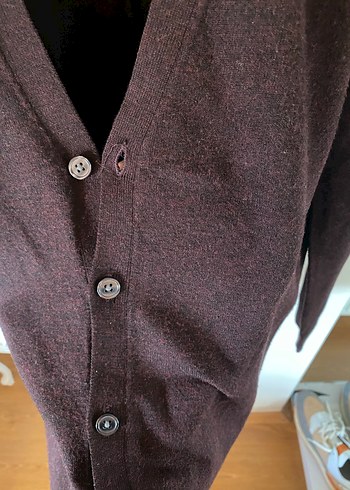 Zara Bordo Hırka - Görsel 3