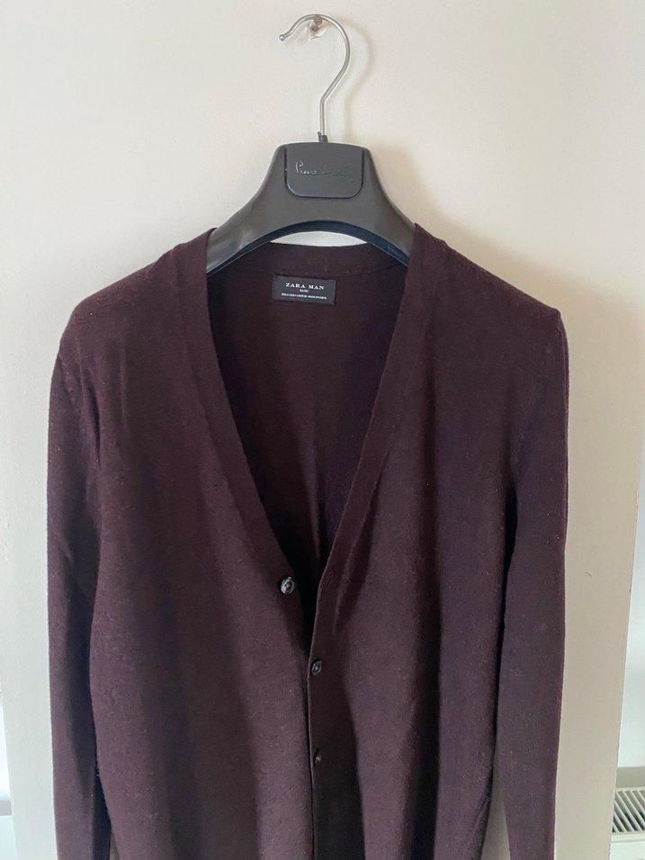 Zara Bordo Hırka - Görsel 2