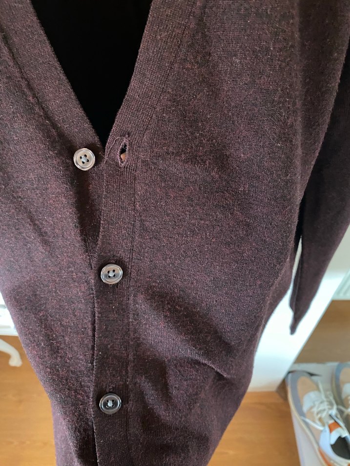 Zara Bordo Hırka - Görsel 3