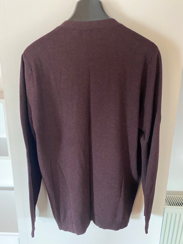 Zara Bordo Hırka - Görsel 4