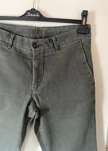 Lufian Antrasit gri Erkek Kanvas Pantolon - Görsel 4