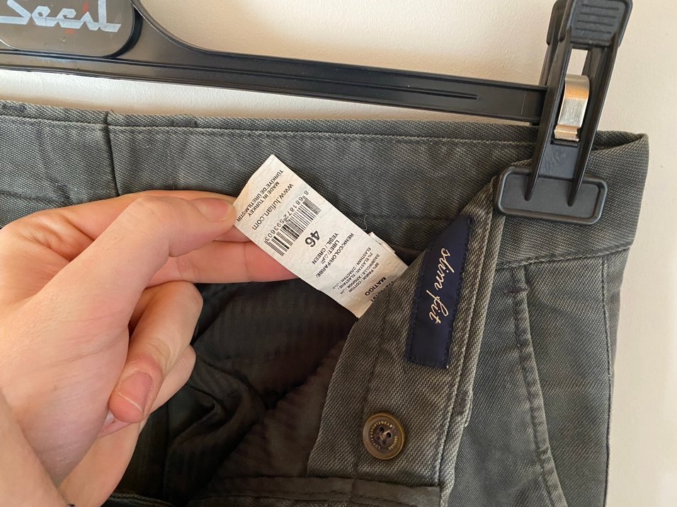 Lufian Antrasit gri Erkek Kanvas Pantolon - Görsel 5