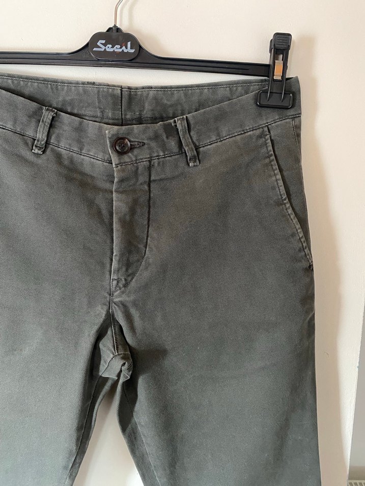 Lufian Antrasit gri Erkek Kanvas Pantolon - Görsel 4