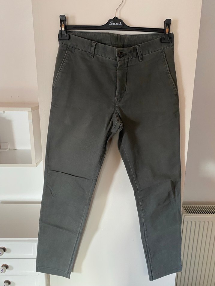 Lufian Antrasit gri Erkek Kanvas Pantolon - Görsel 2