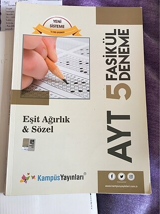 Kampüs yayınları AYT denemesi