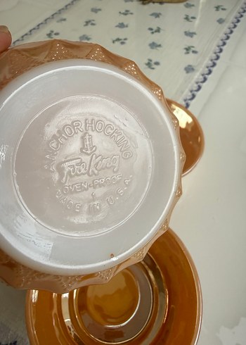 Parlak Bej Cam Kase Seti - Görsel 5