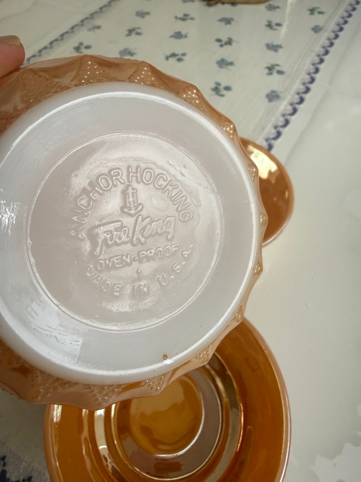 Parlak Bej Cam Kase Seti - Görsel 5