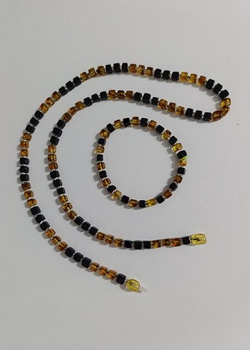 Küp model Ukrayna Kehribarı ve Bileklik Seti - Görsel 2