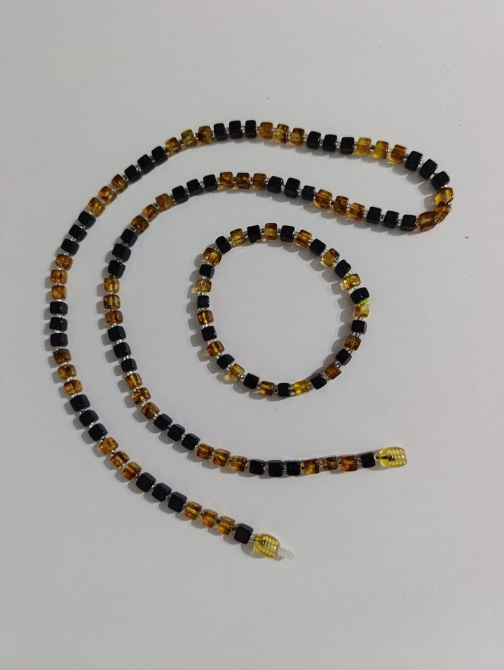 Küp model Ukrayna Kehribarı ve Bileklik Seti - Görsel 2