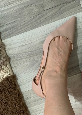 Massimo Dutti Pembe Stiletto Kadın Topuklu Ayakkabı