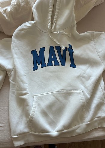 Mavi Logo Baskılı Kadın Sweatshirt - Görsel 4
