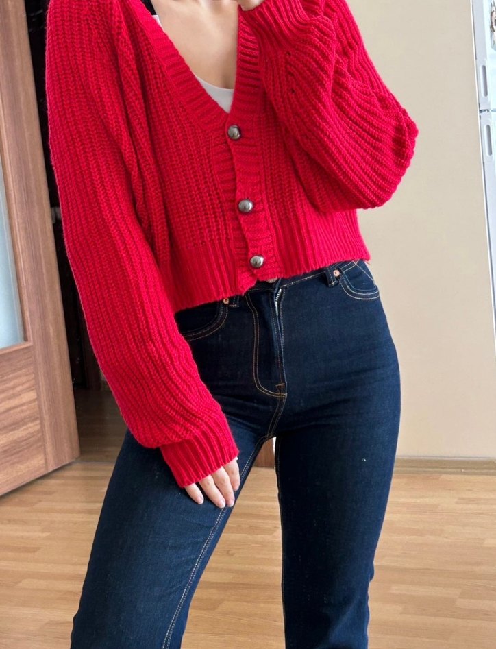 Stradivarius Koyu Mavi Jean - Görsel 2