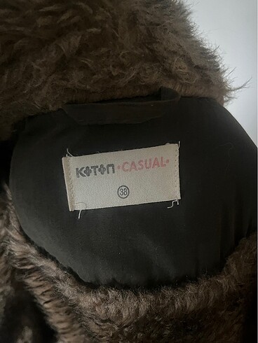 m Beden koton kadın mont 38 beden