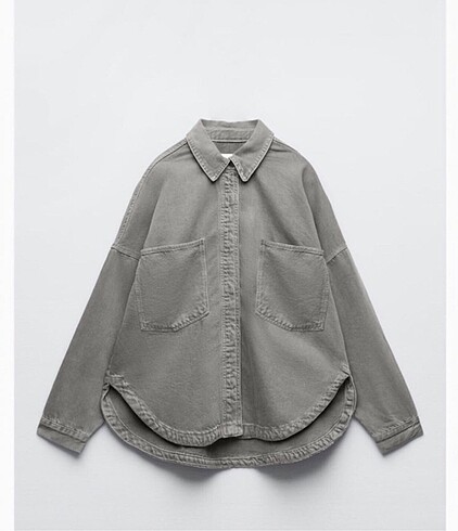 Zara Cepli İnce Denim ceket