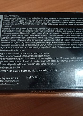 Gogo siyah kalıp ağda - Görsel 2