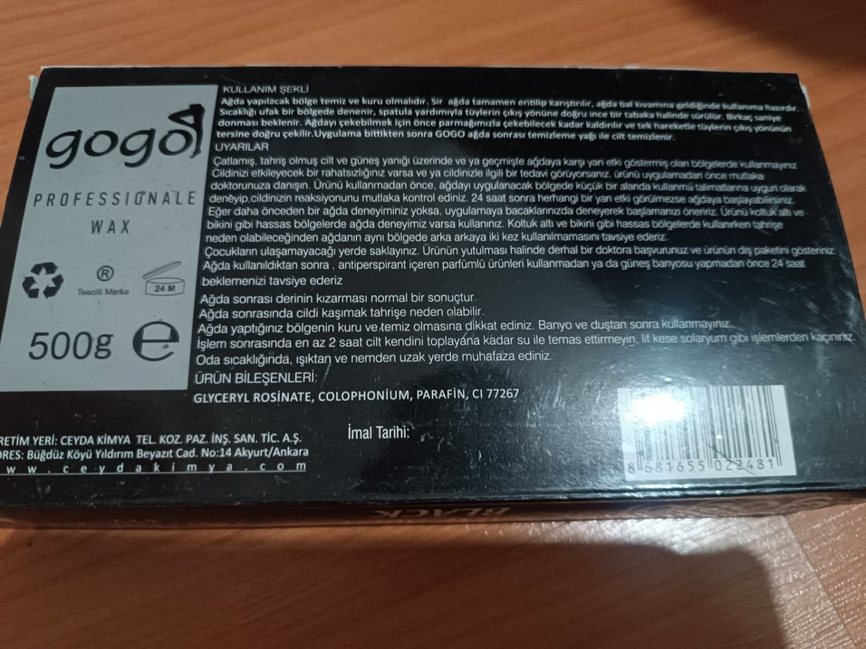 Gogo siyah kalıp ağda - Görsel 2