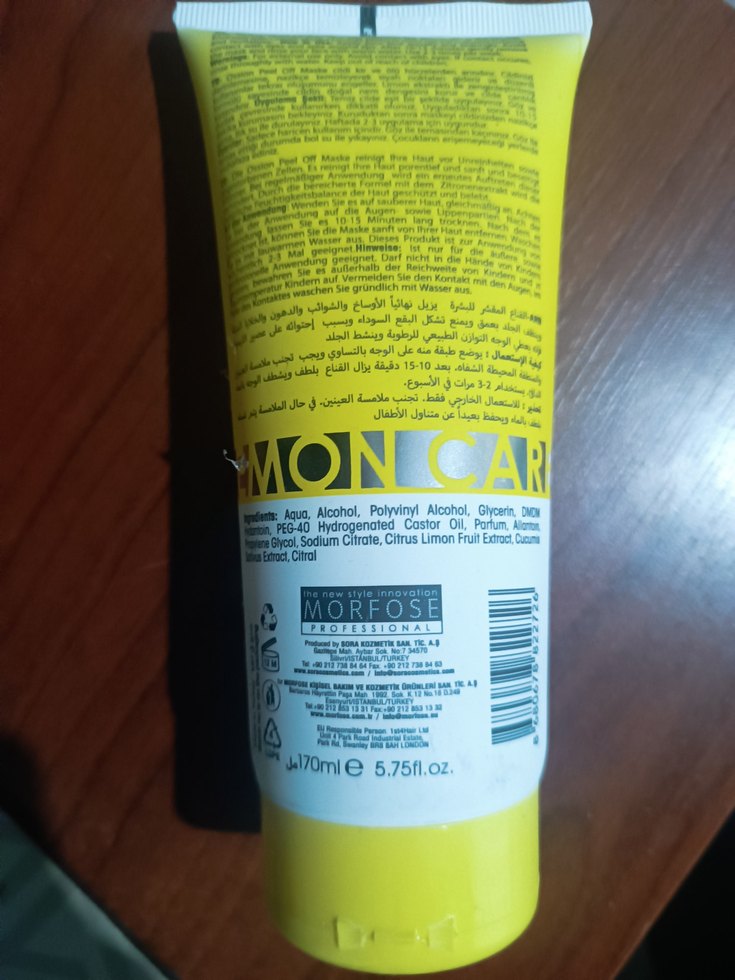 Ossion Limon Özlü Yüz Maskesi - Görsel 2