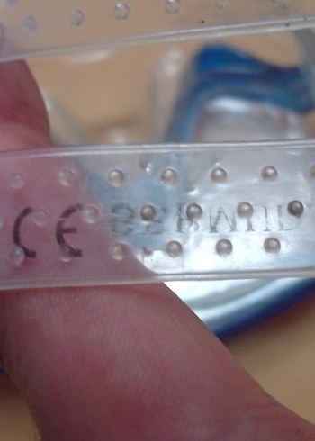 Mavi Elastik Yüzme Gözlüğü - Görsel 2